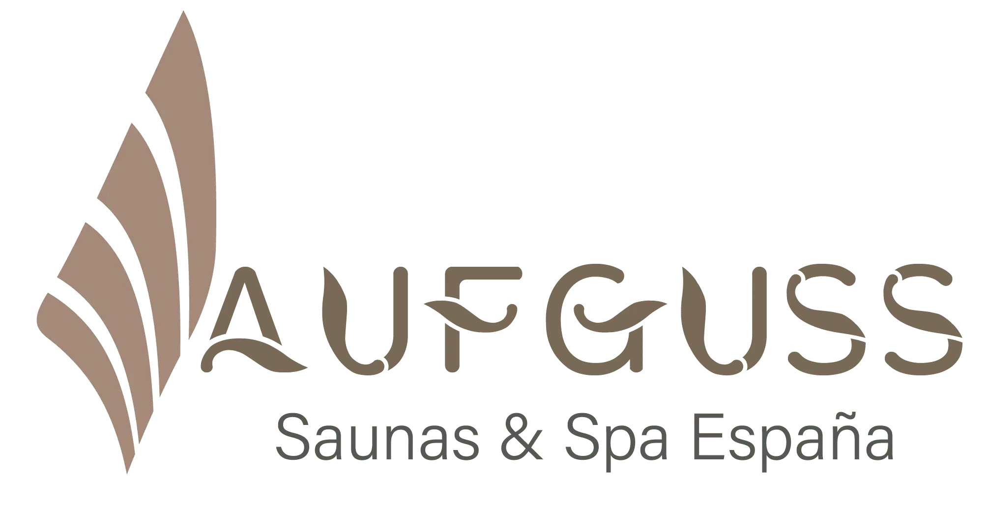 The aufguss sun and spa espirito logo emphasises wellness and fitness.